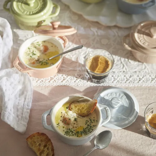 Staub Pastel Macaron Stoneware Mini Cocottes, Set of 6