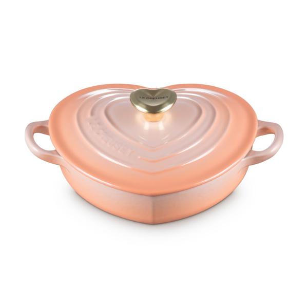 Le Creuset Shallow Heart Cocotte, 1.25 Qt.