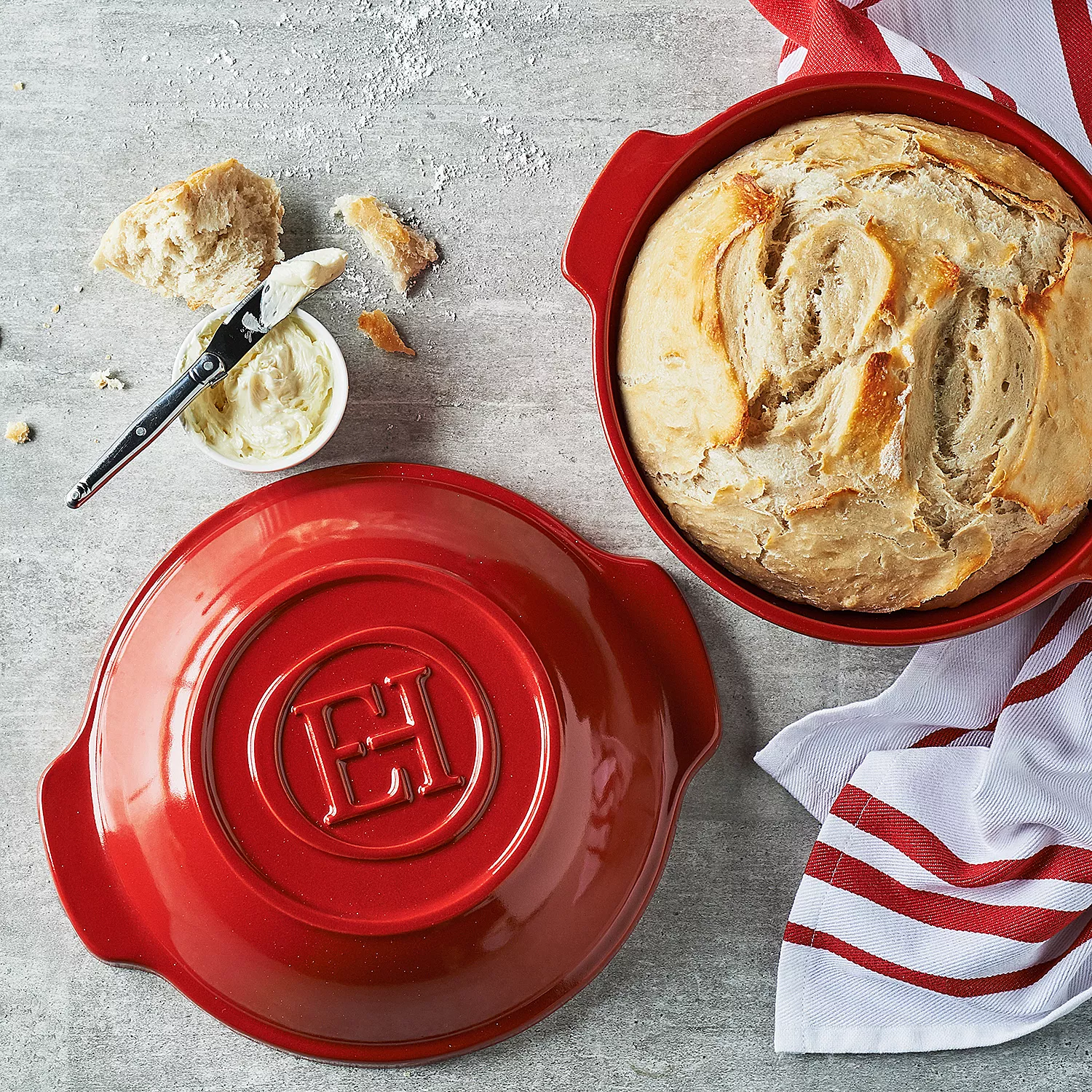 Emile Henry Bread & Potato Pot | Sur La Table