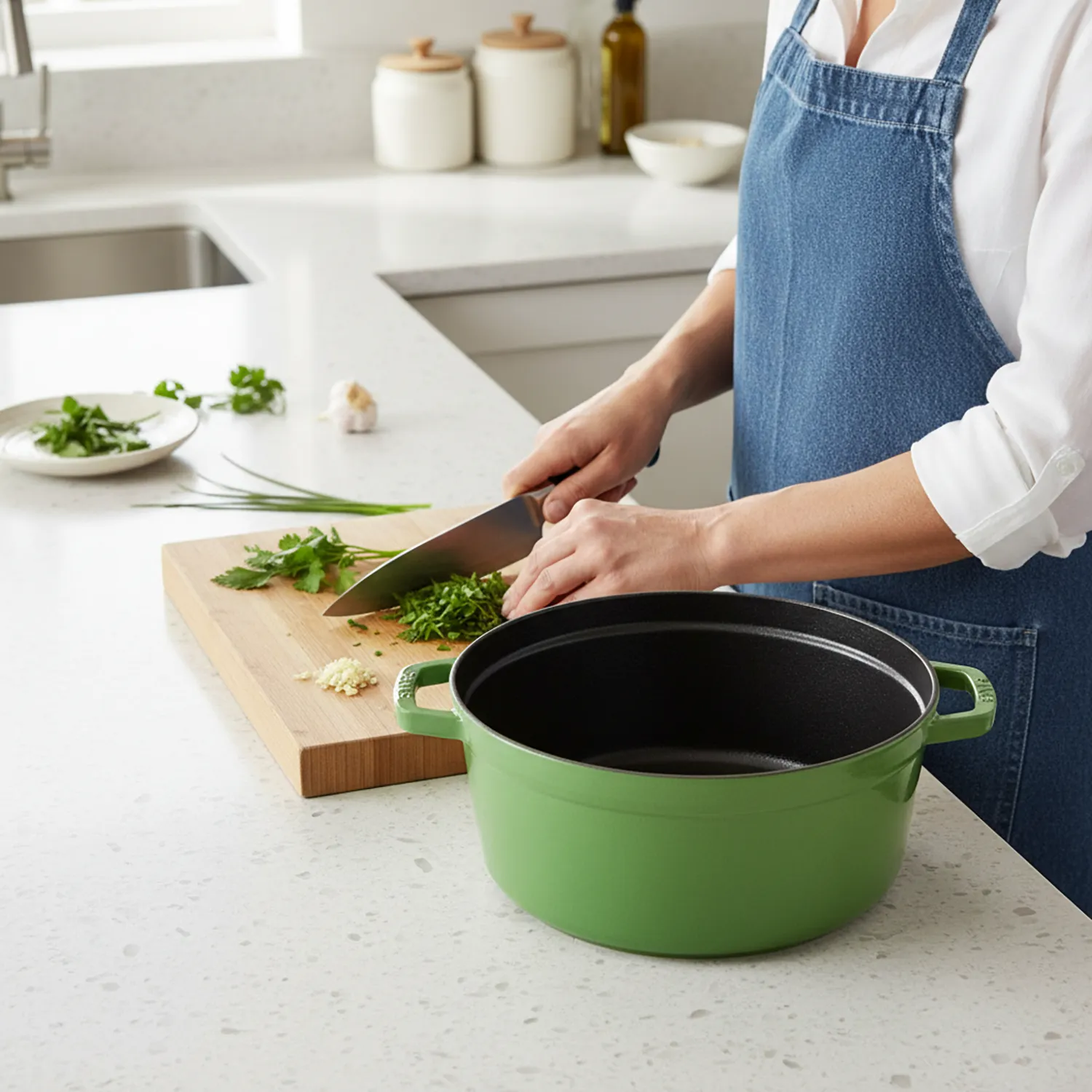 Staub Round Dutch Oven, 5.5 qt.