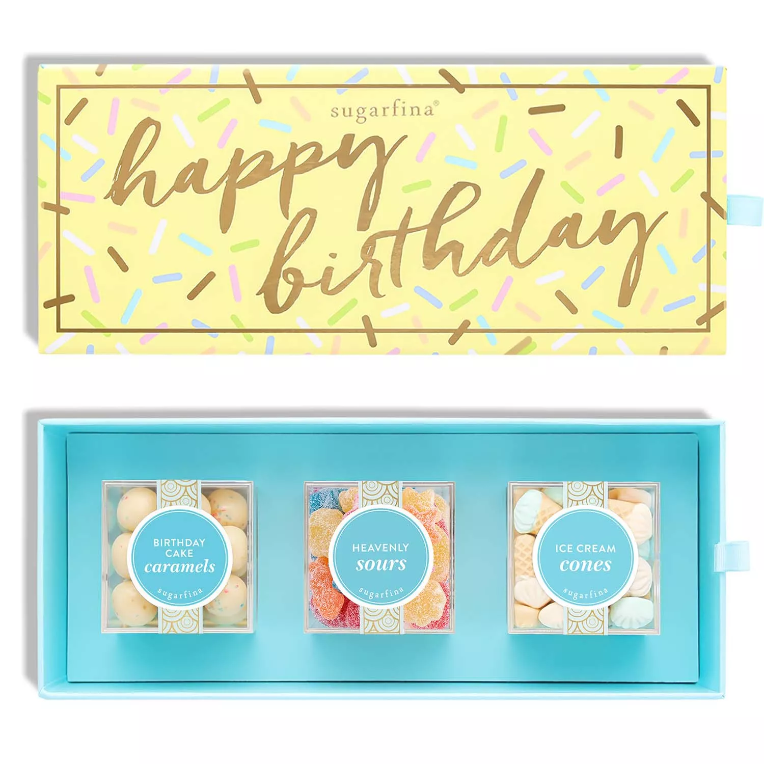 Sugarfina Happy Birthday Candy Bento Box, Set of 3