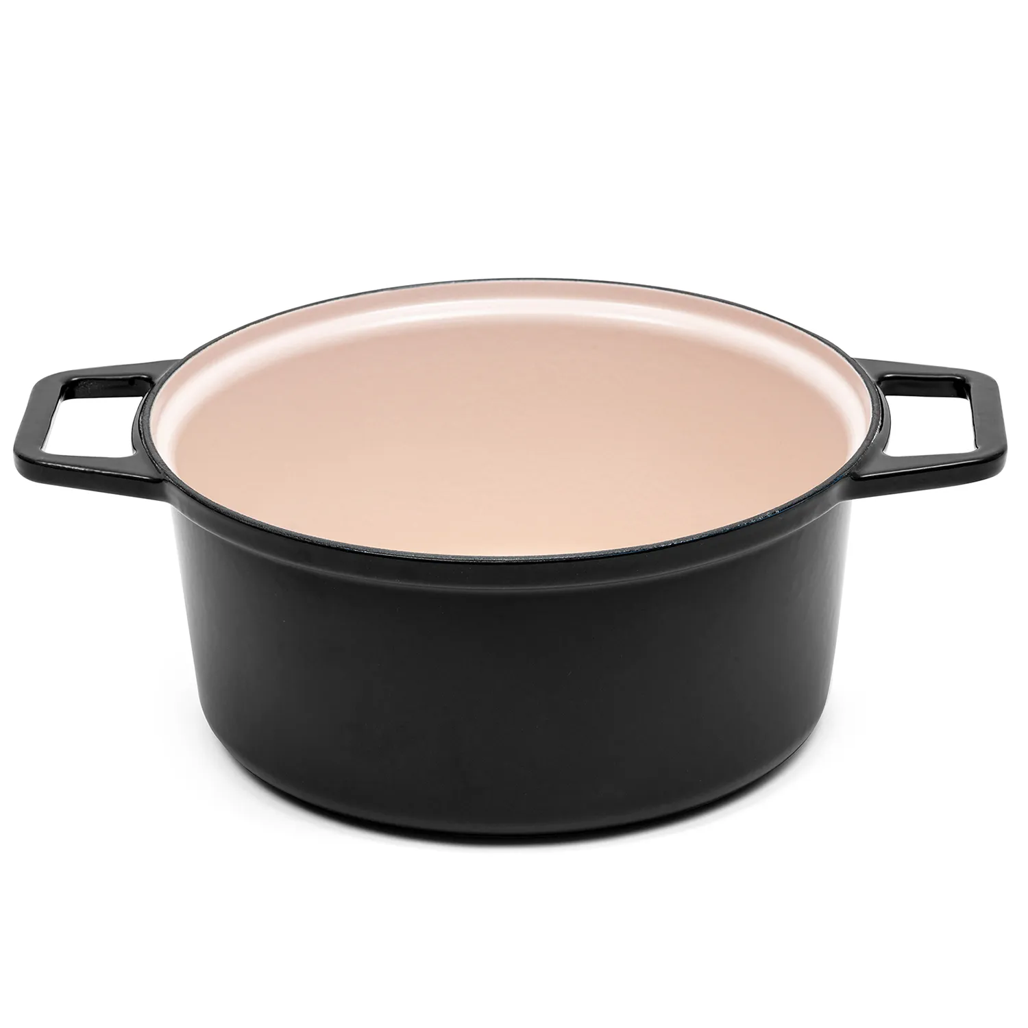 Misen Enameled Cast Iron Dutch Oven with Grill Pan Lid, 7 qt.