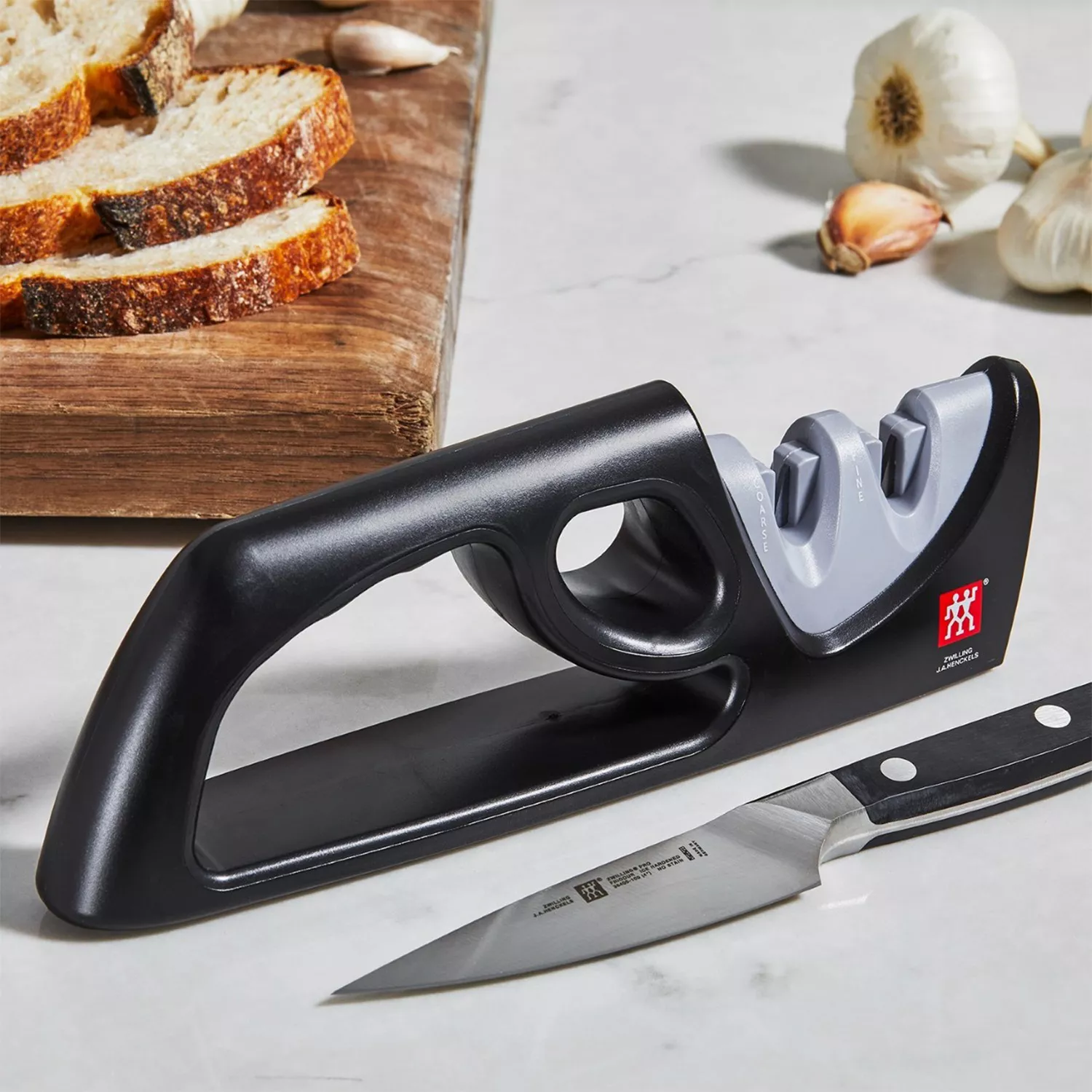 ZWILLING V-Edge Professional Knife Sharpener, for both Western and