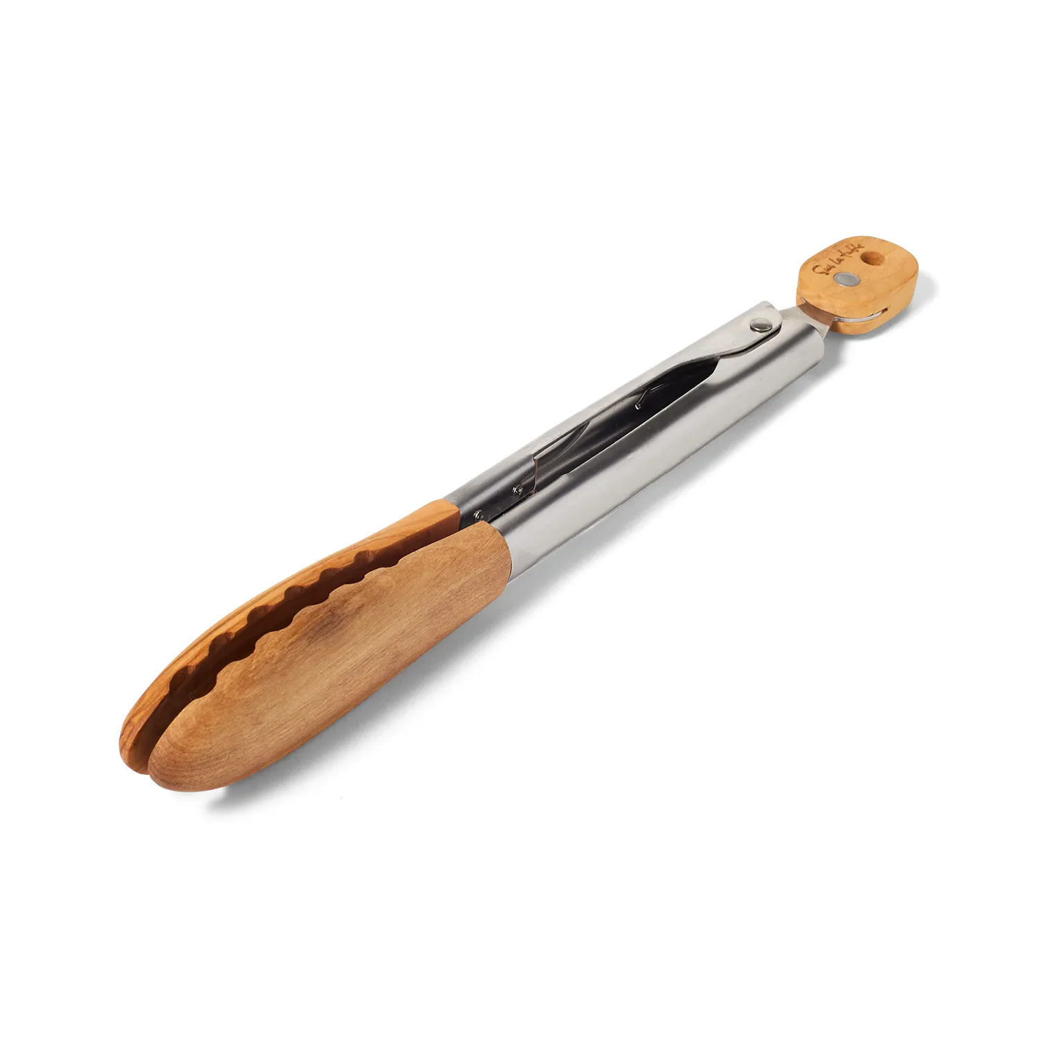 Sur La Table Olivewood Tipped Tongs