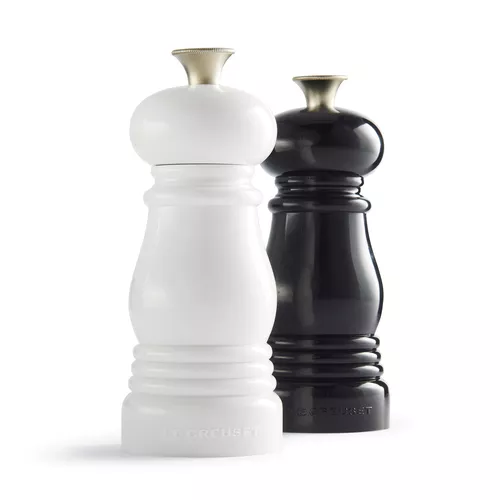 Le Creuset Petite Salt &#38; Pepper Mill Set, Black & White