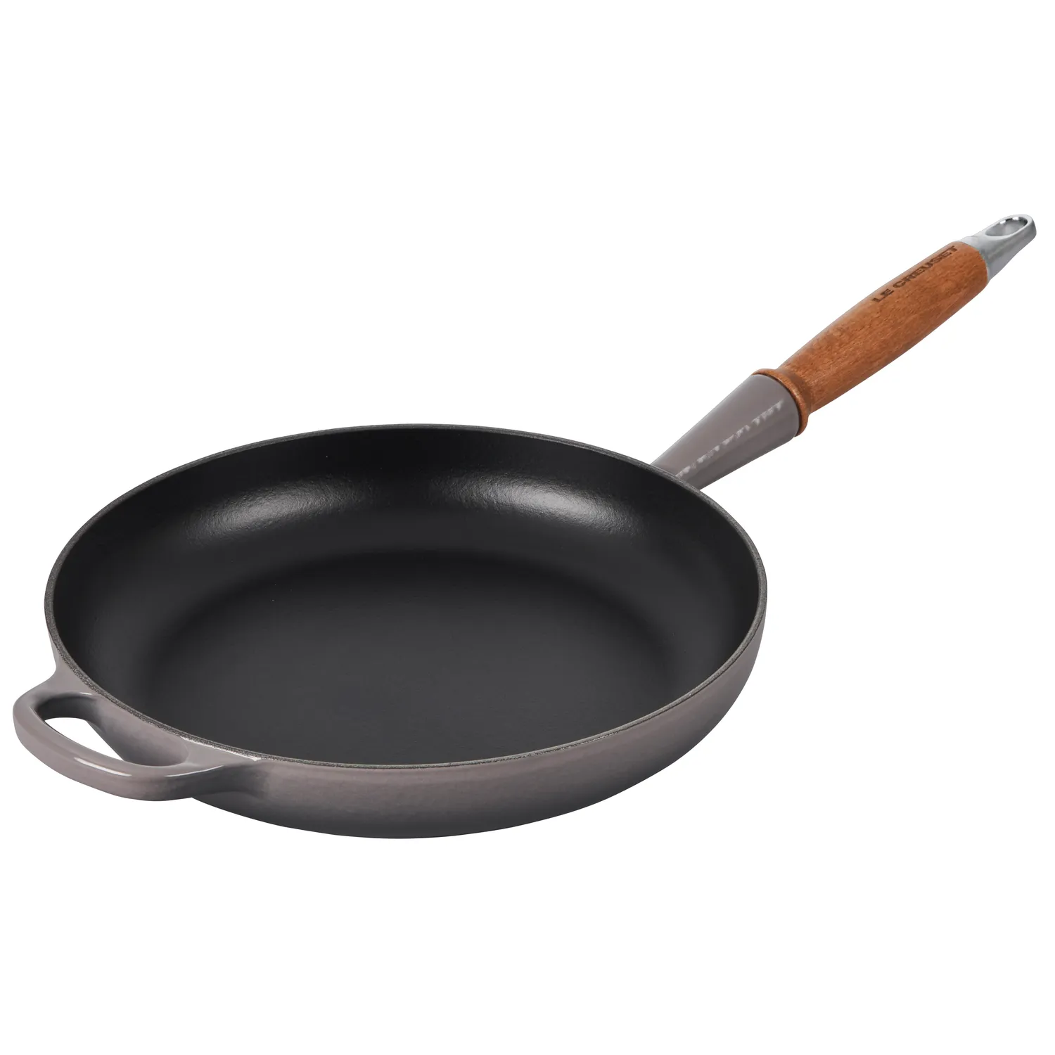 Le Creuset Enameled Cast Iron Alpine Wood Handled Skillet, 10.25"