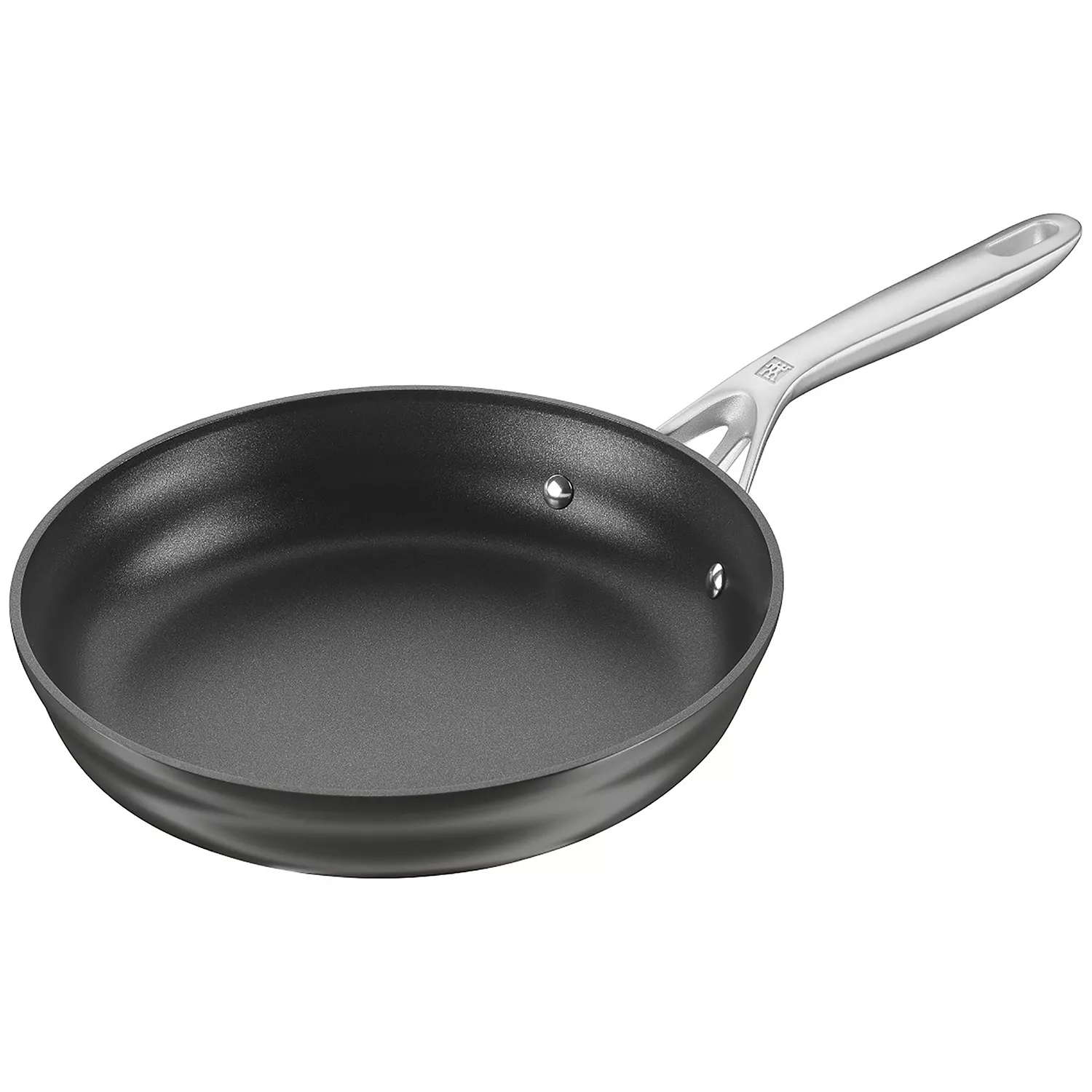 3-Piece Hard Anodized Fry Pan Set, Black