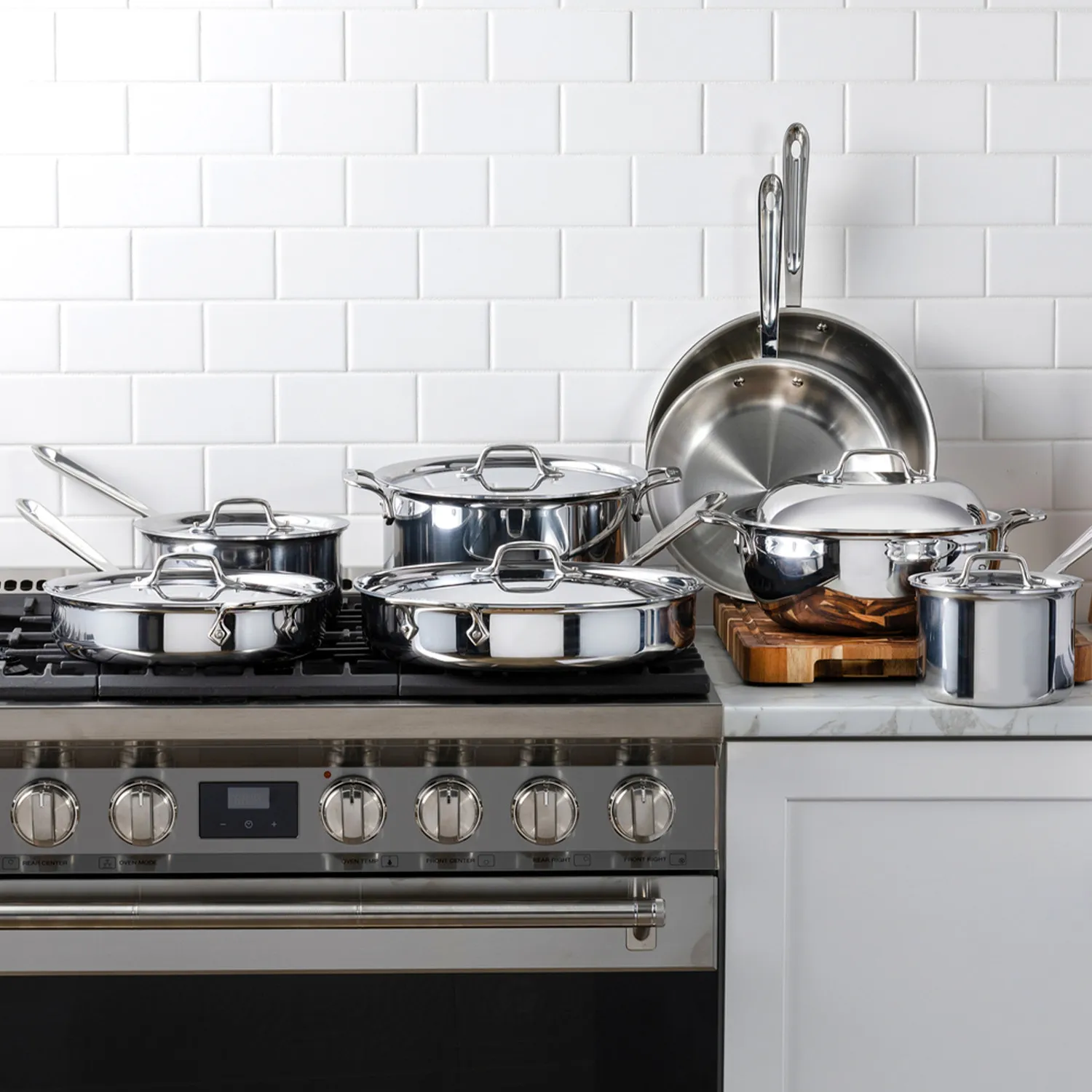 All-Clad D3 Stainless Steel 14-Piece Cookware Set