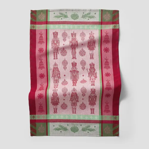 Sur La Table Nutcracker Jacquard Kitchen Towel