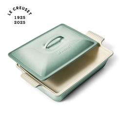 Le Creuset Heritage Covered Baker, 4 qt. Wanted a lasagna pan that I could serve in