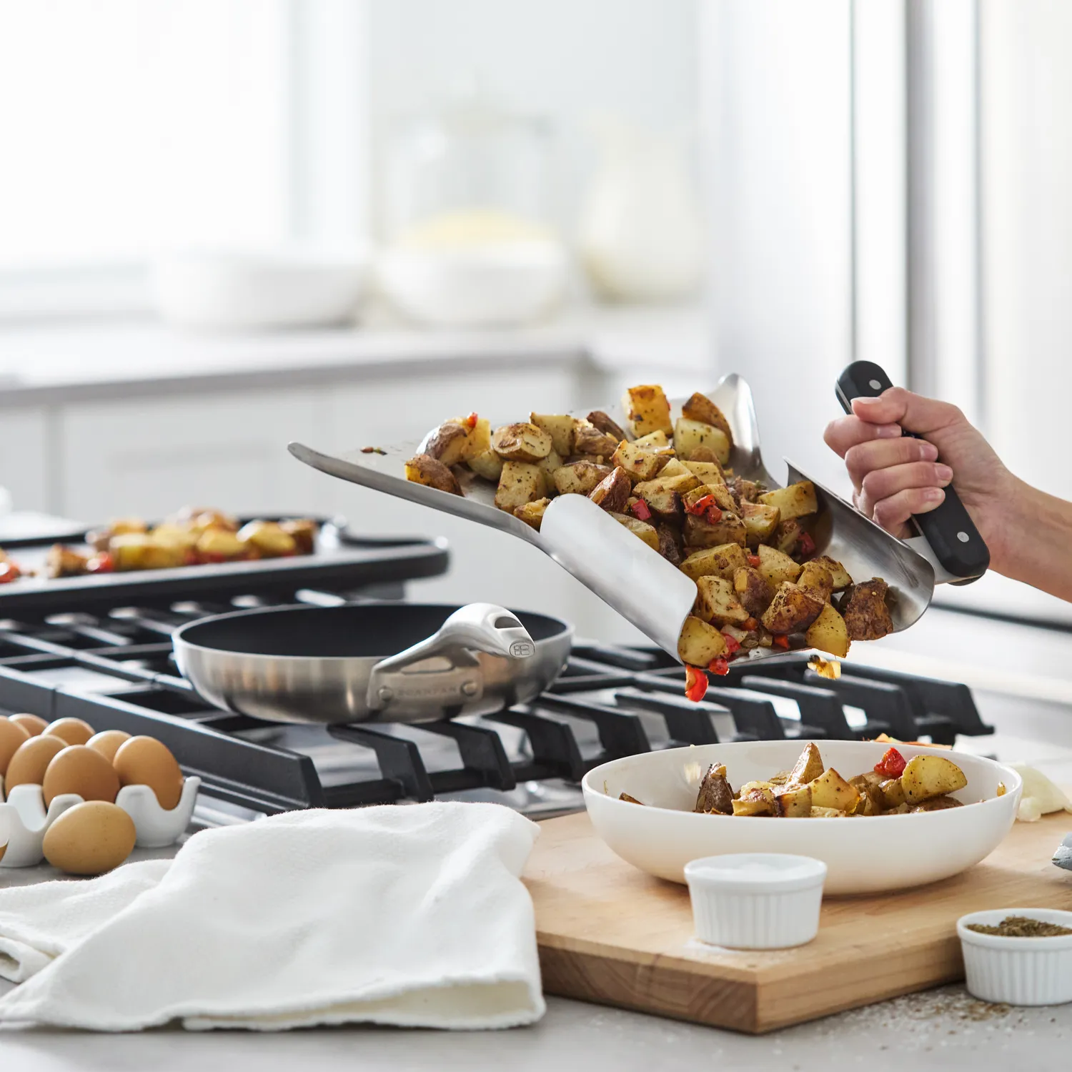 Sur La Table Stainless Steel Griddle Scoop & Serve