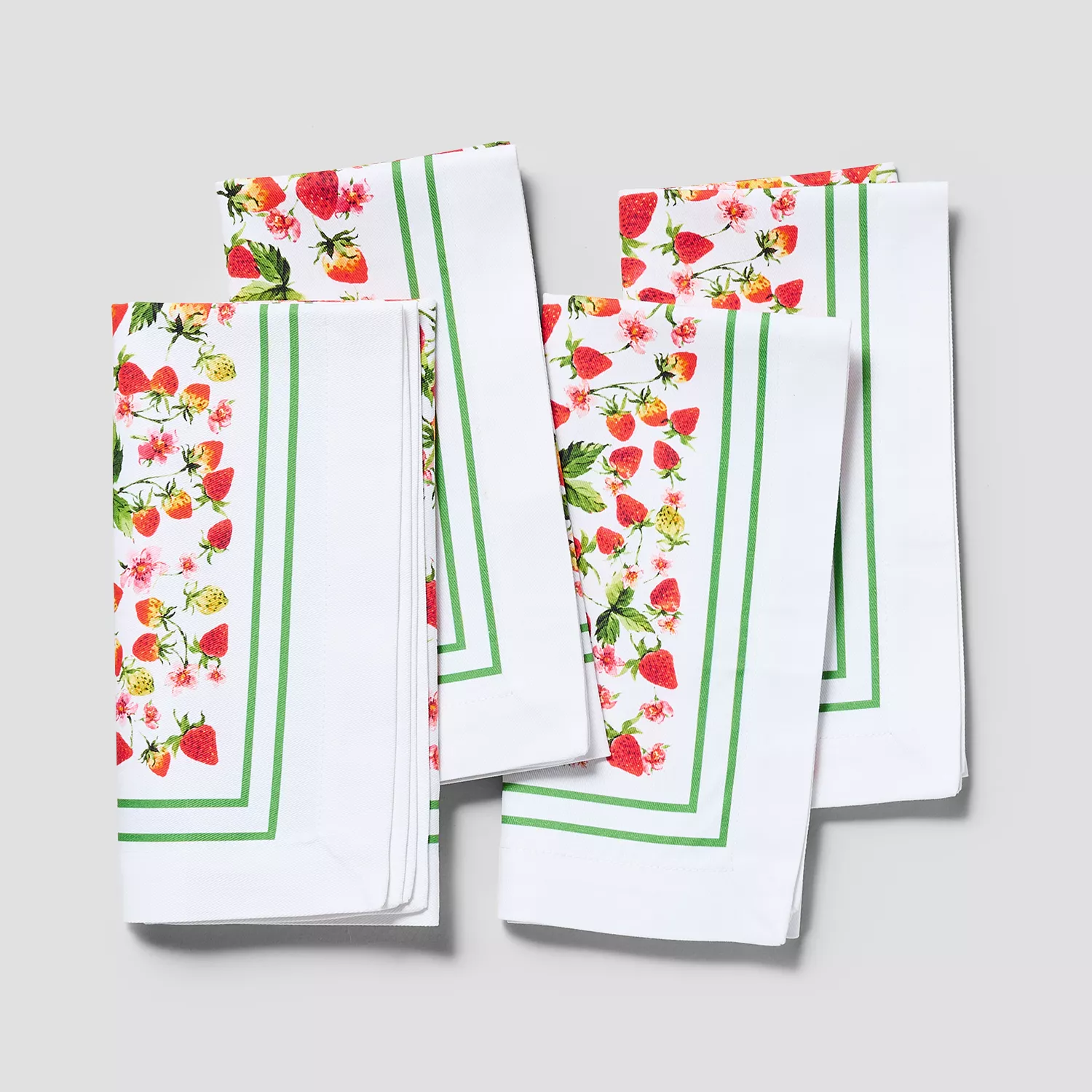 Sur La Table Wild Strawberry Napkins, Set of 4