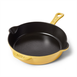 Staub Cast Iron Traditional Deep Skillet, 8.5" The color is good it is still very heavy so even though it