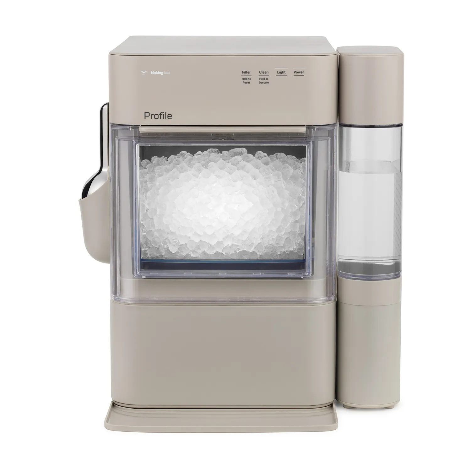 GE Profile Opal 2.0 Ultra Nugget Ice Maker with Side Tank and Scale Inhibiting Filter