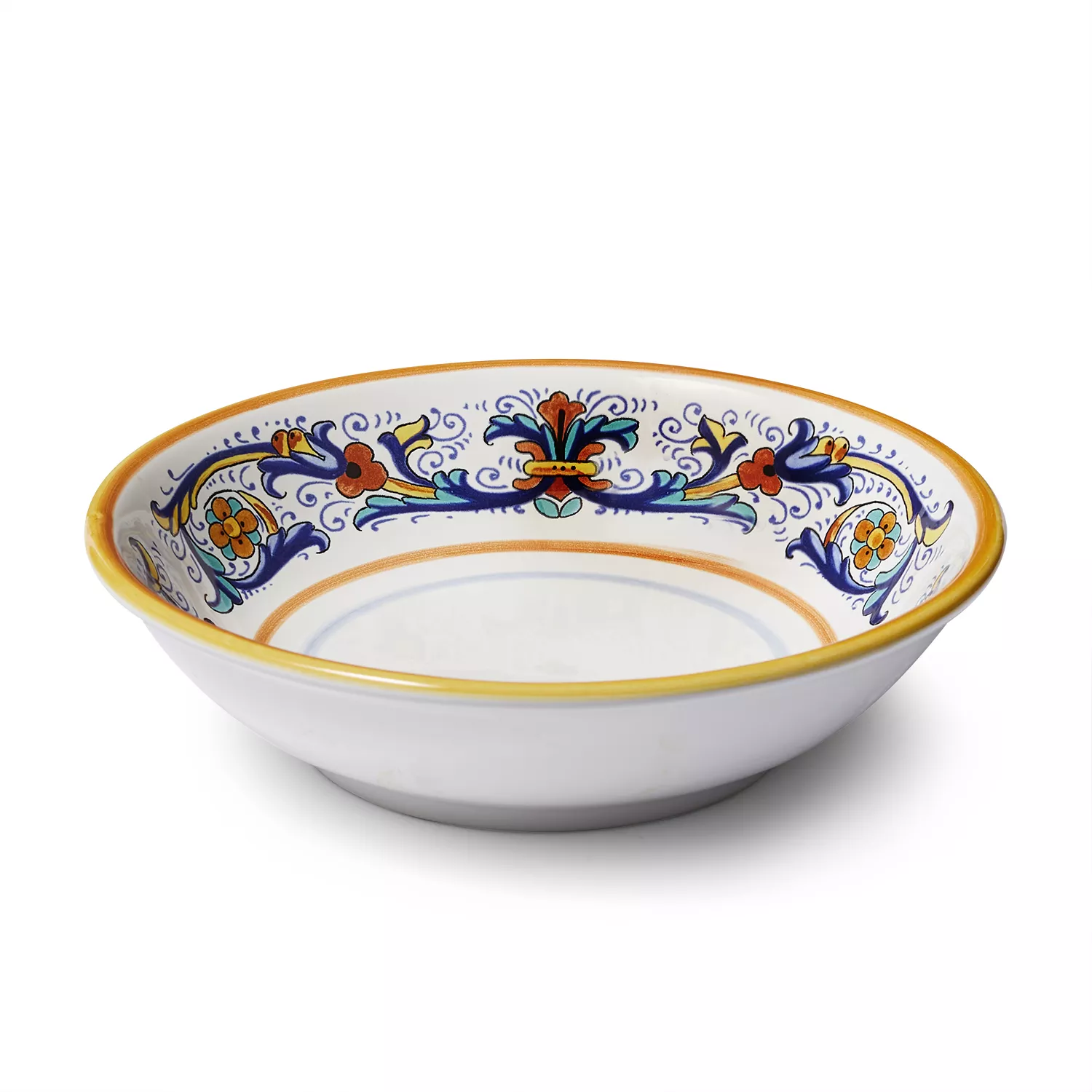 Blue Italian Pasta Bowls Set of 4