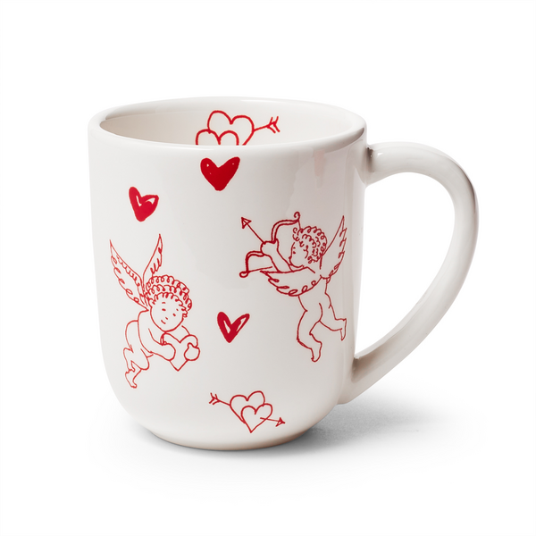 Sur La Table Valentine’s Day Cupid Mug, 15 oz.