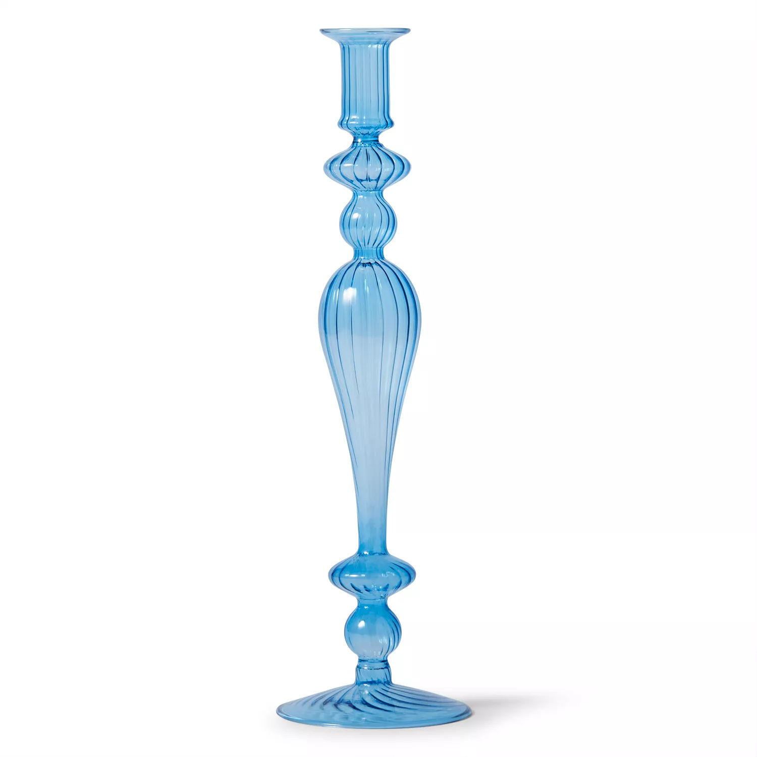 Sur La Table Glass Taper Candle Holder, 13.5"