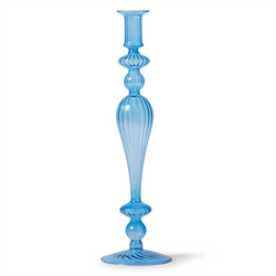 Sur La Table Glass Taper Candle Holder, 13.5"