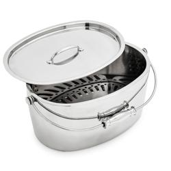 Crafthouse by Fortessa Oval Ice Bucket Absolutely love this ice bucket , my husband was amazed at how long the ice lasted without melting ,