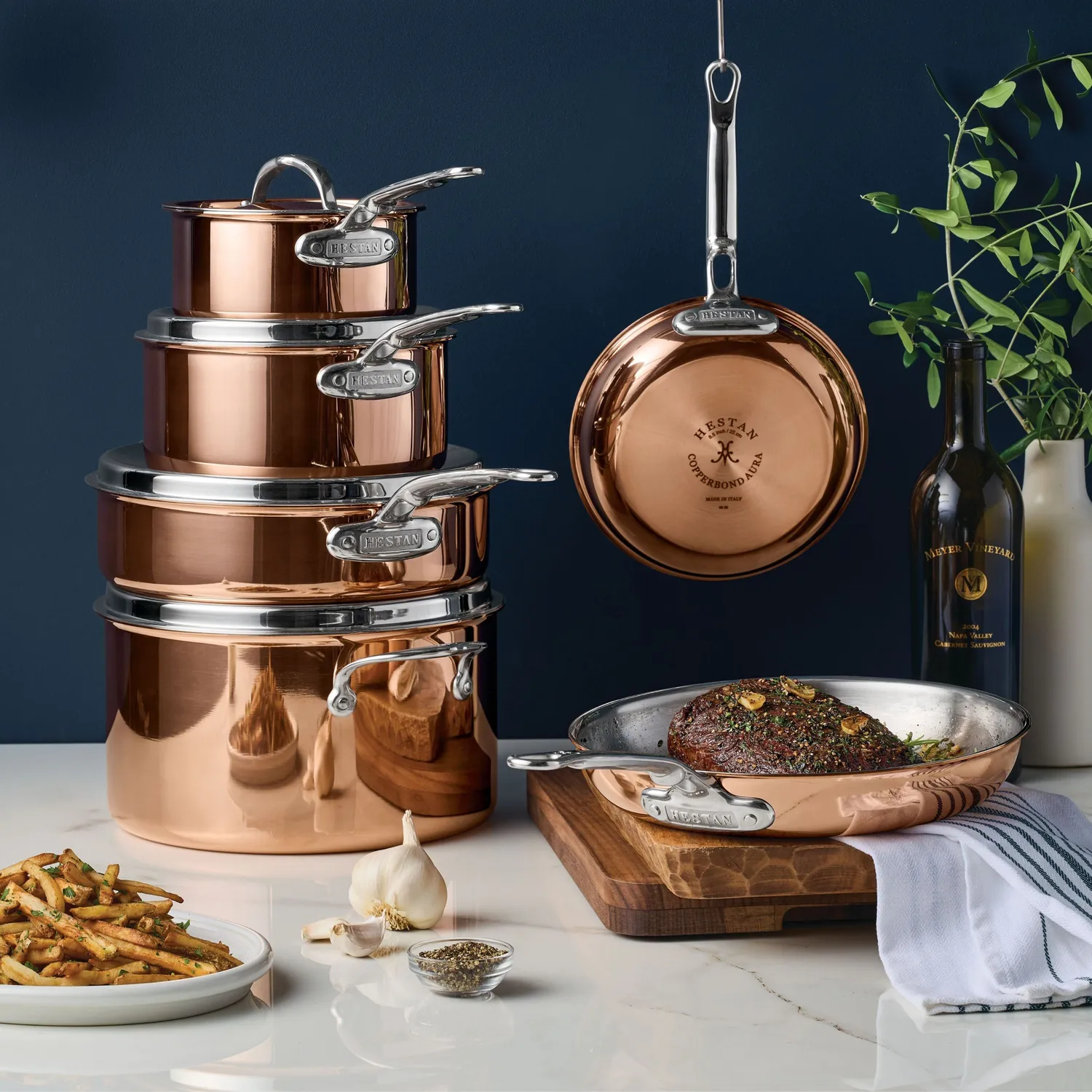 Hestan CopperBond Aura 10-Piece Cookware Set