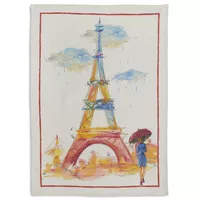 Sur La Table Eiffel Tower Linen Kitchen Towel, 28&#34; x 20&#34;