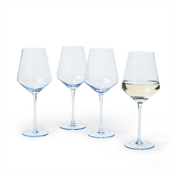 Sur La Table Blue Wine Glass