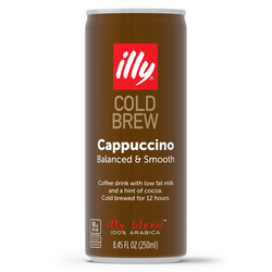 Illy Cold Brew Cappuccino, 12-Pack