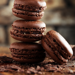 Online Decadent Chocolate Macarons (ET)
