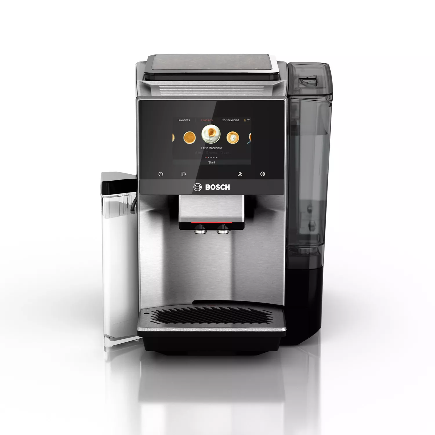 Bosch 800 Series Fully Automatic Espresso Machine in Stainless Steel