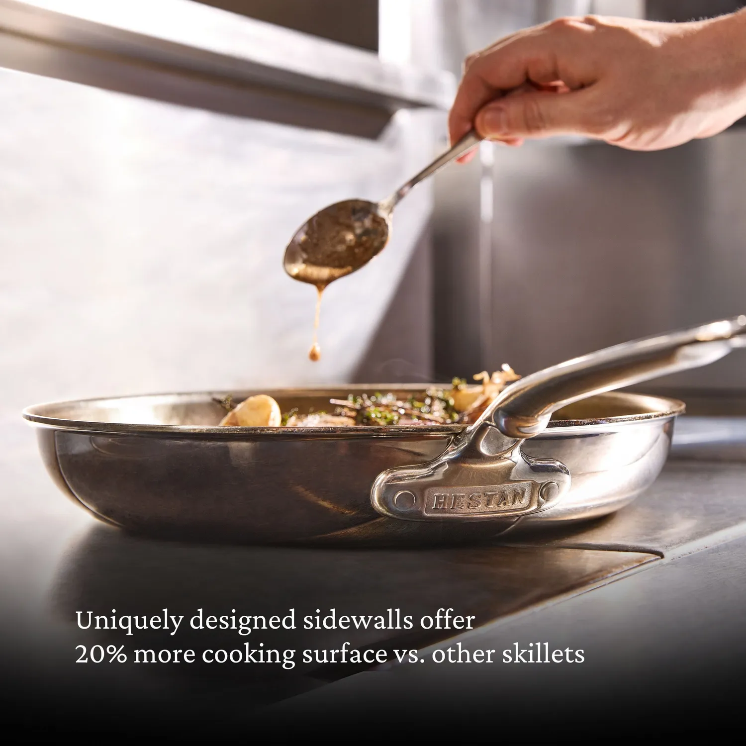 Hestan ProBond® Luxe Stainless Steel 7-Piece Cookware Set