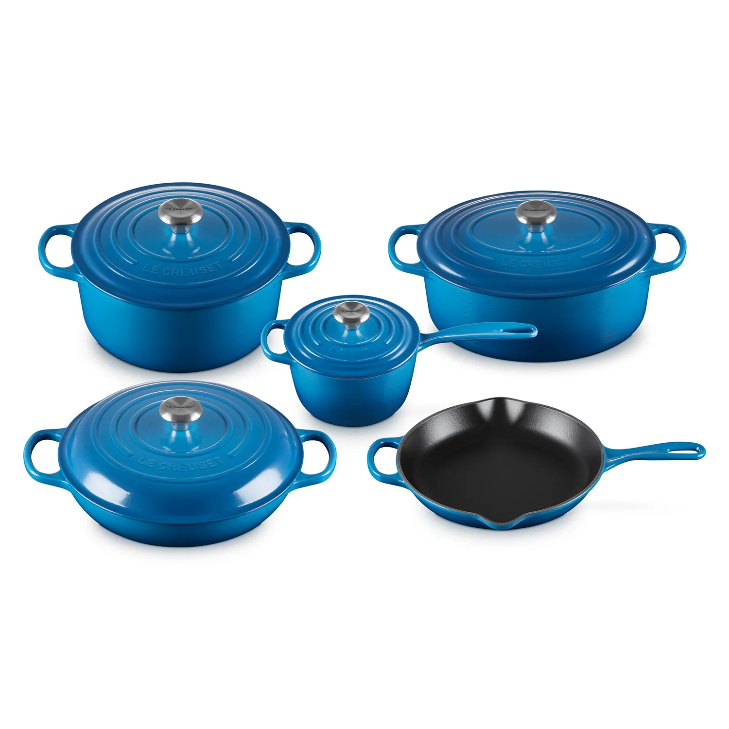 Le Creuset Signature 9-Piece Cookware Set
