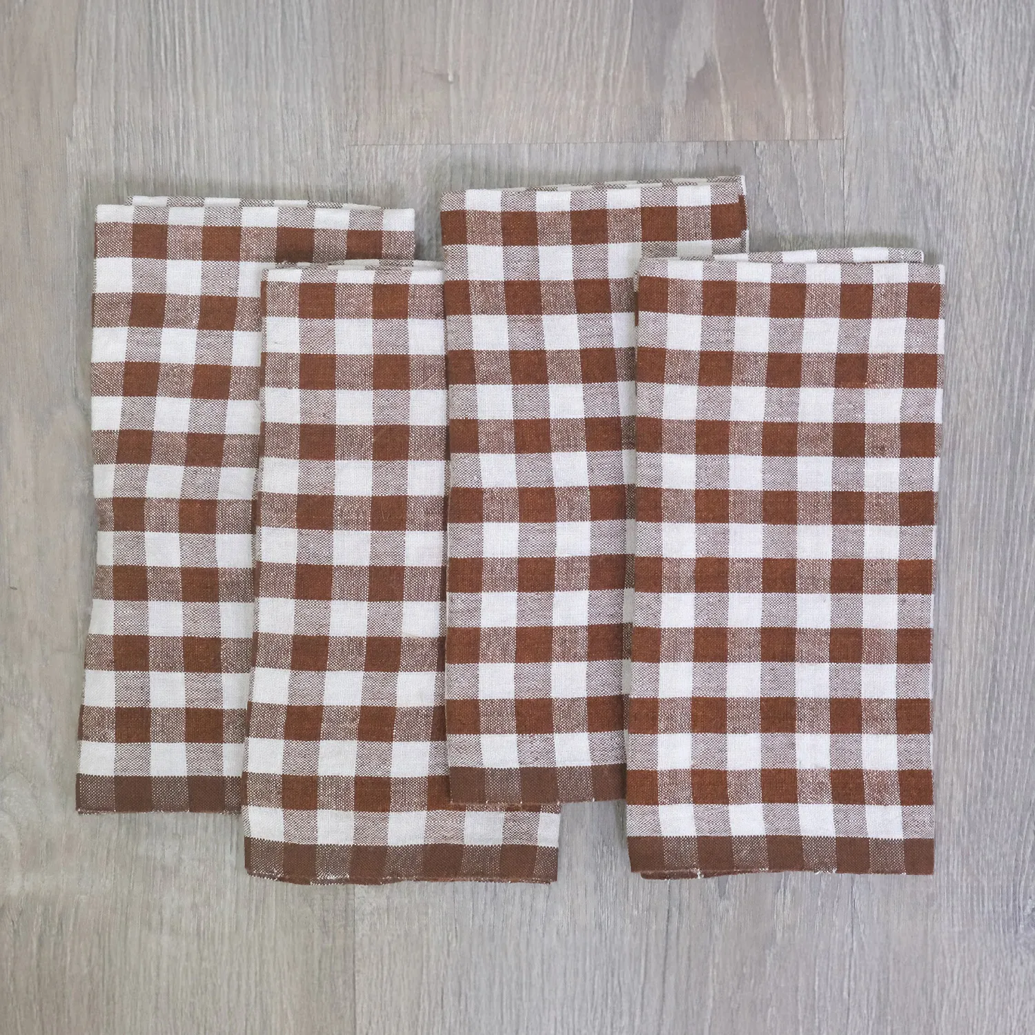 Caravan Picnic Linen Napkins, Set of 4