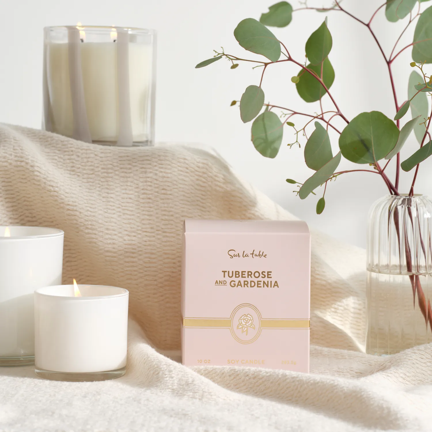 Sur La Table Tuberose & Gardenia Candle
