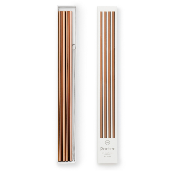 W&P Design Metal Porter Straws