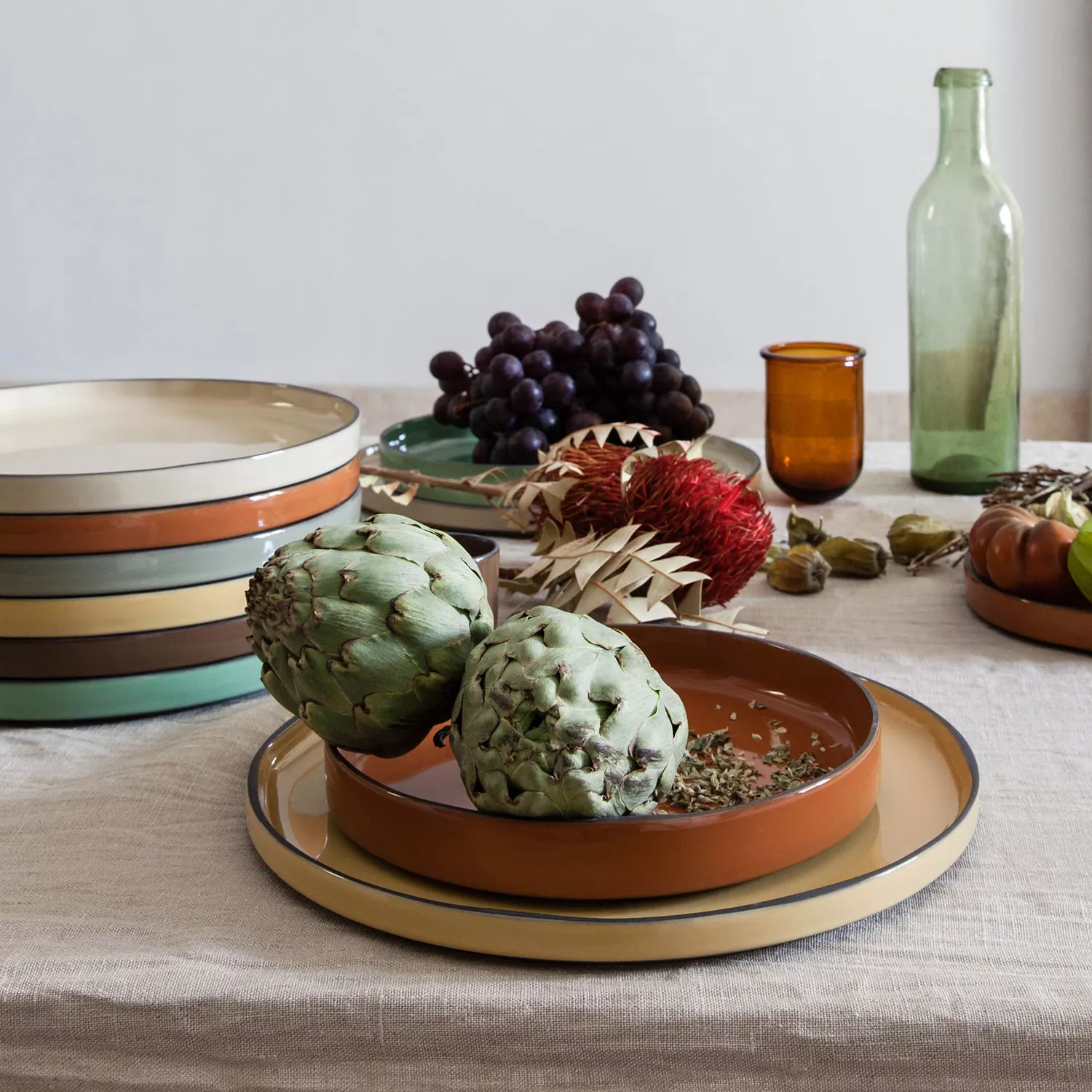 Revol Caractère Dinner Plates, 10.25", Set of 4