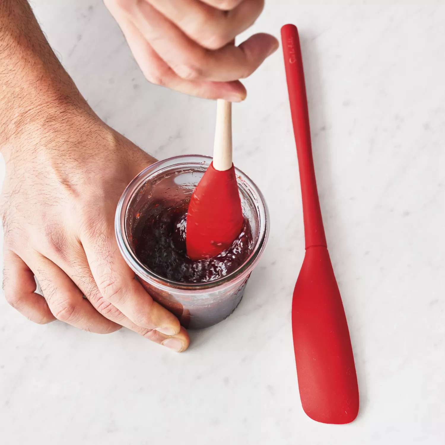 Sur La Table Flex-Core Silicone Jar Scraper