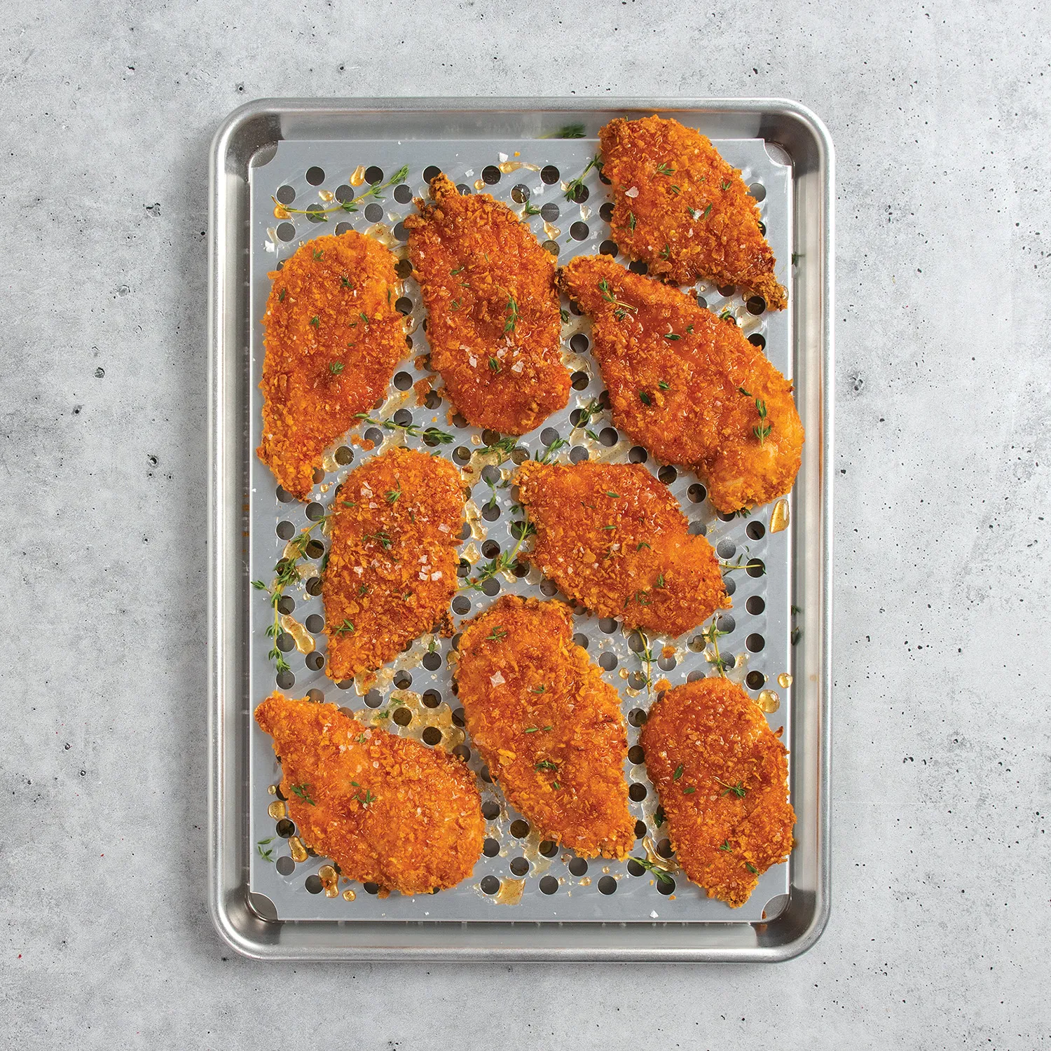 Nordic Ware Half Sheet Pan with Multitask Oven and Cooling Rack