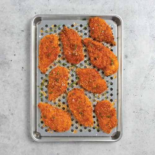 Nordic Ware Half Sheet Pan with Multitask Oven and Cooling Rack