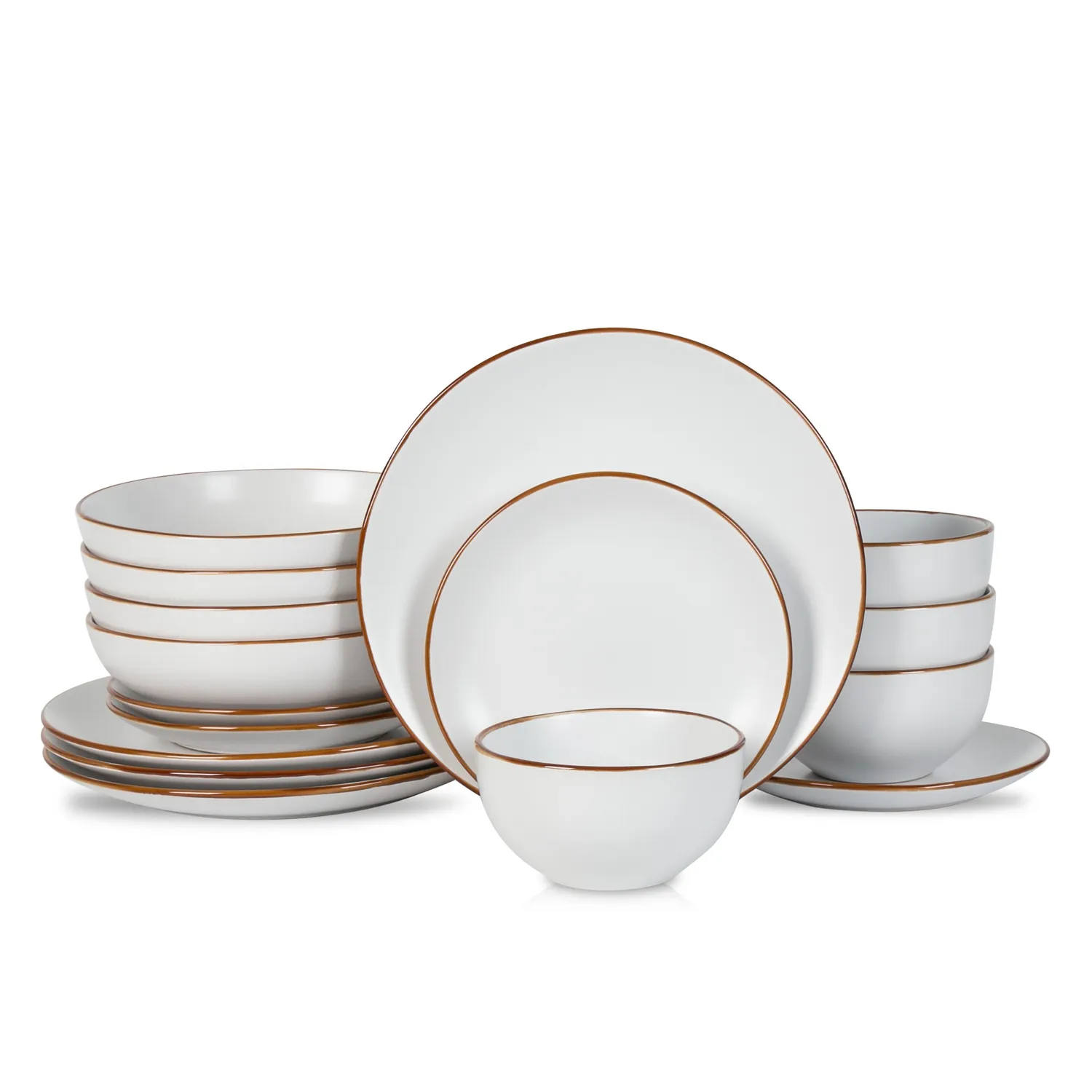 Stone Lain Brasa Stoneware 16-Piece Dinnerware Set