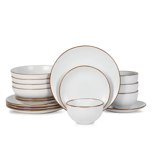 Stone Lain Brasa Stoneware 16-Piece Dinnerware Set