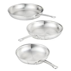 Hestan ProBond Luxe Stainless Steel Set of 3 Skillets, 8.5", 11", & 12.5"