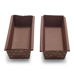 Regency 8&#34; Loaf Paper Baking Mold, Set of 2