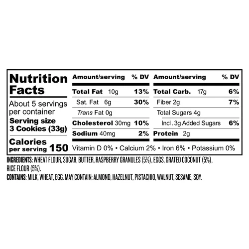 Sur La Table Italian Raspberry Coconut Cookies