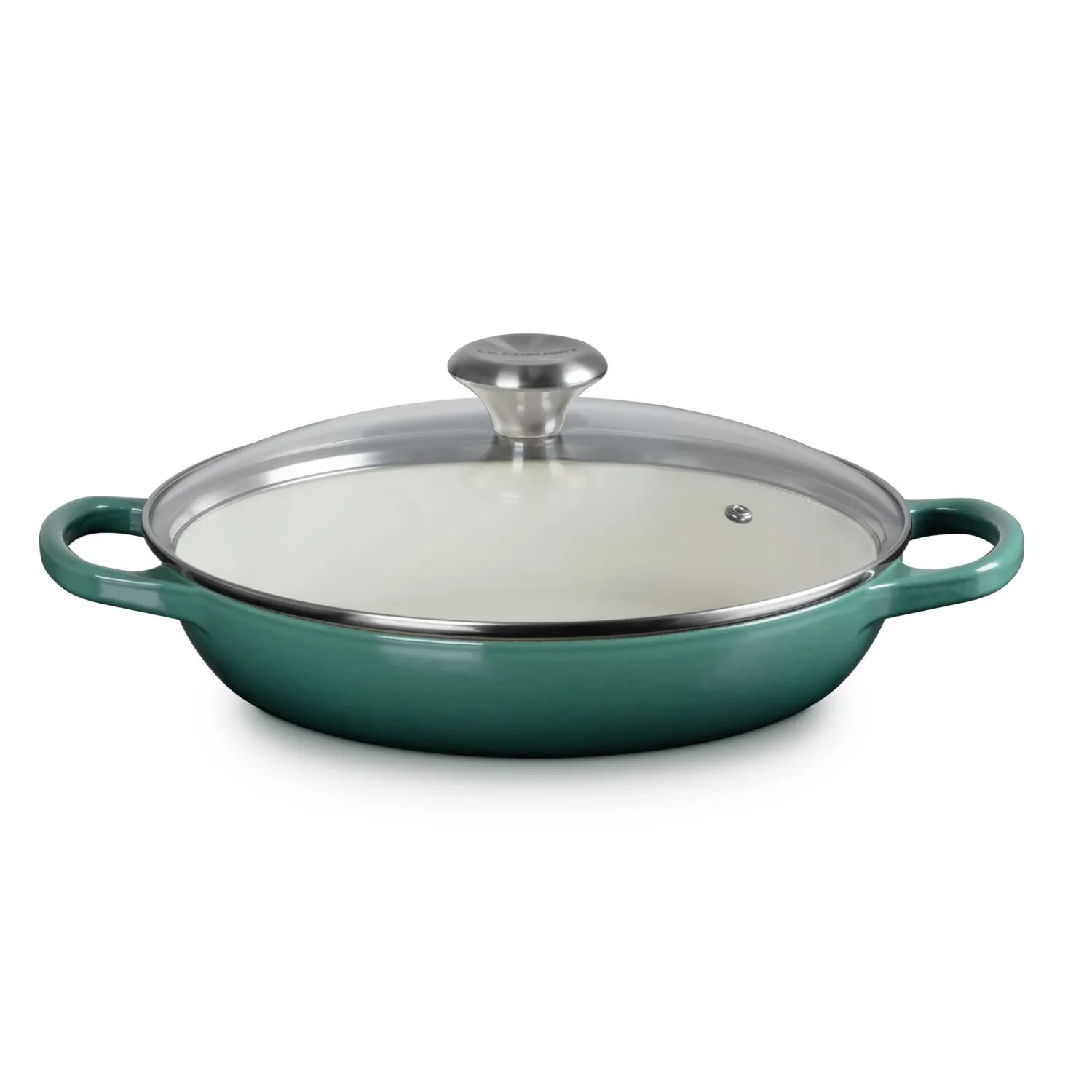 Le Creuset Signature Braiser with Glass Lid, 2.25 qt.