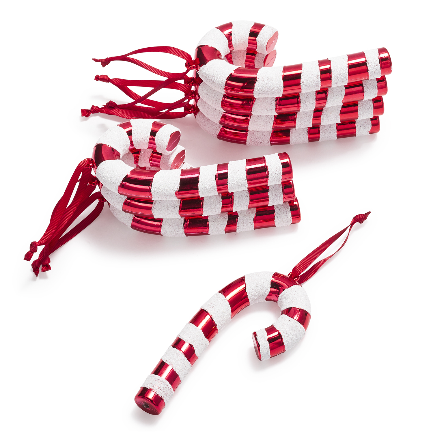 Candy Cane Ornaments, 8-Piece Set