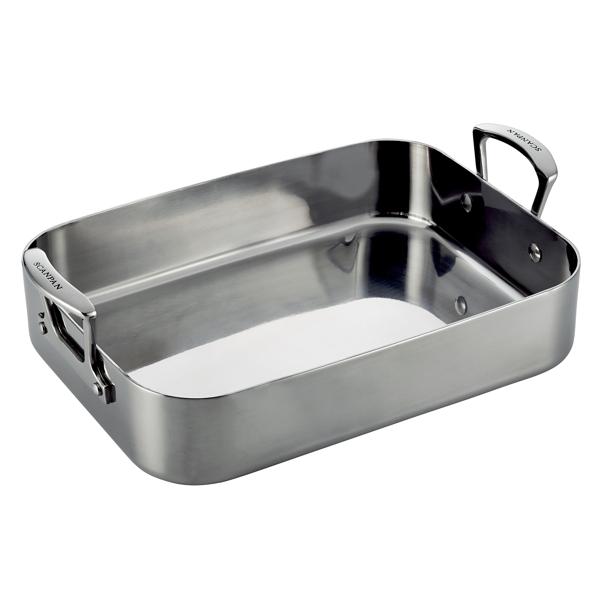 Scanpan Fusion 5 Stainless Steel Roaster, 13.5” x 9.5”