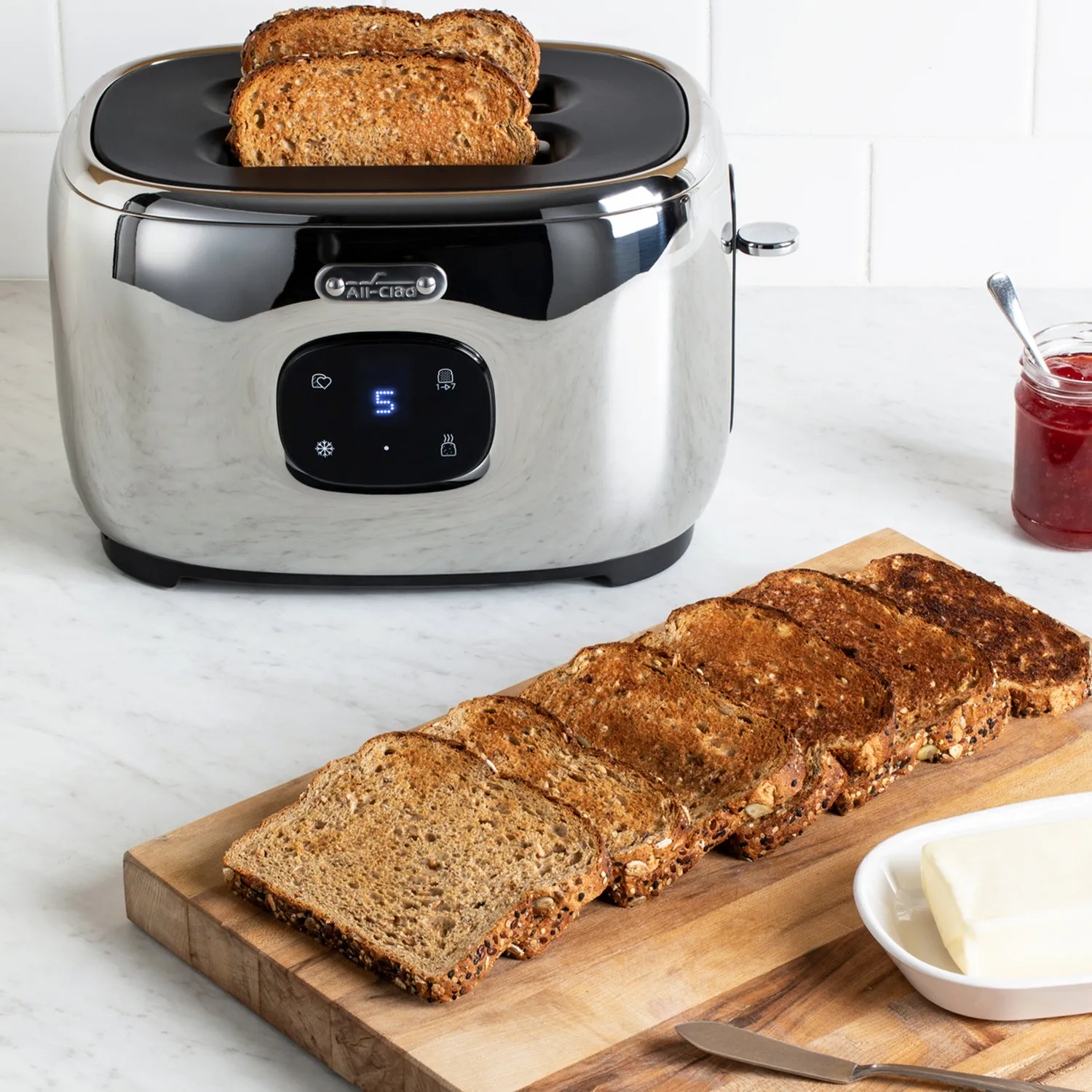 All-Clad Stainless Steel 2-Slice Digital Toaster