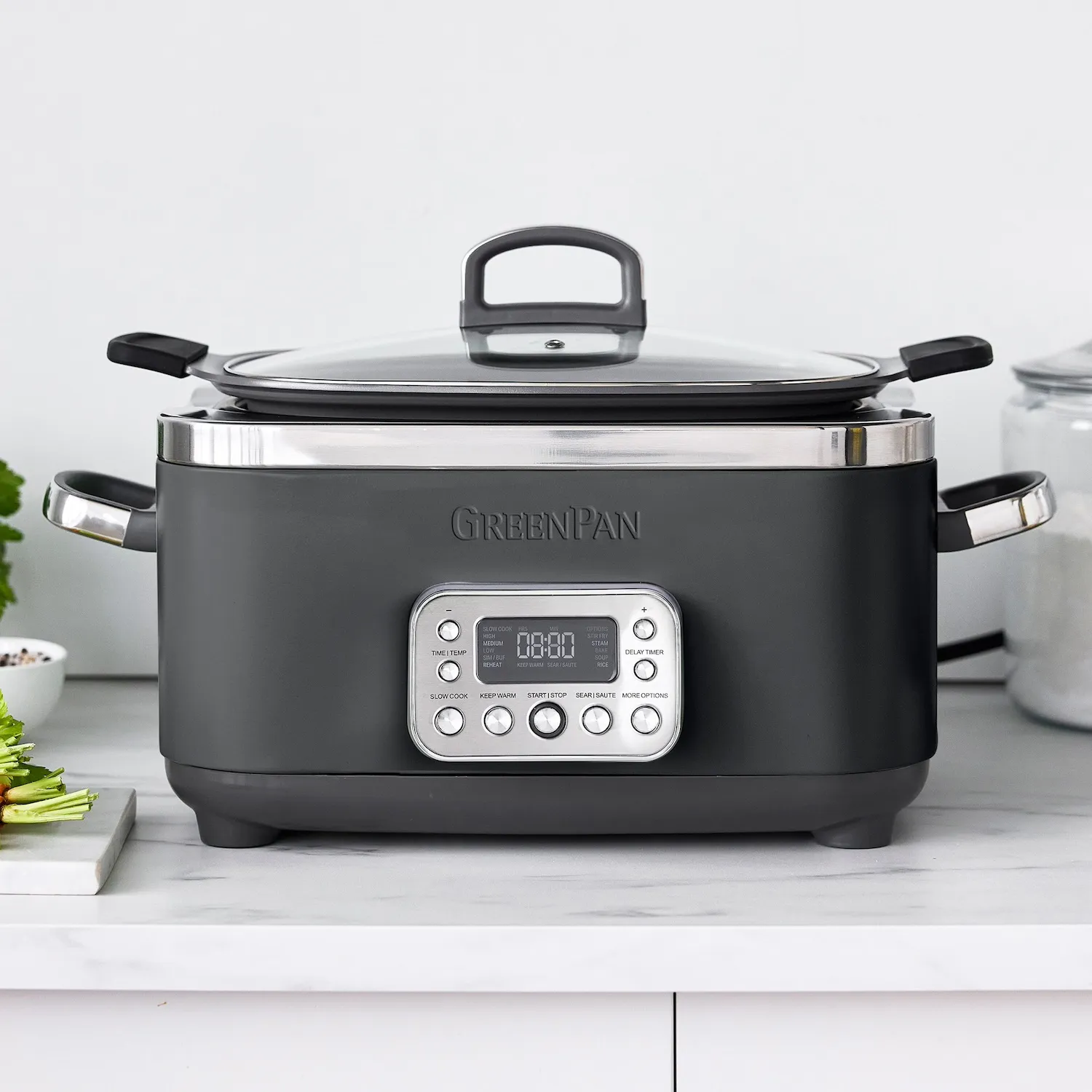 GreenPan Elite Slow Cooker, 6 qt.
