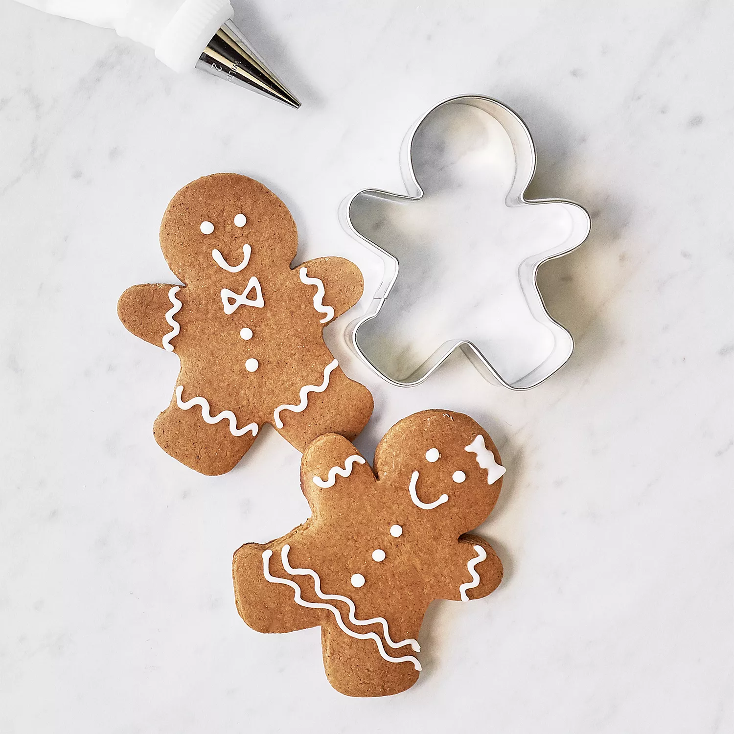 Sur La Table Gingerbread Cookie Mix with Icing Mix & Gingerbread Cookie Cutter
