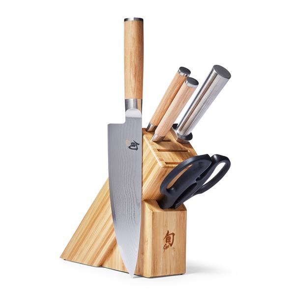 Shun Classic Blonde 6-Piece Knife Block Set